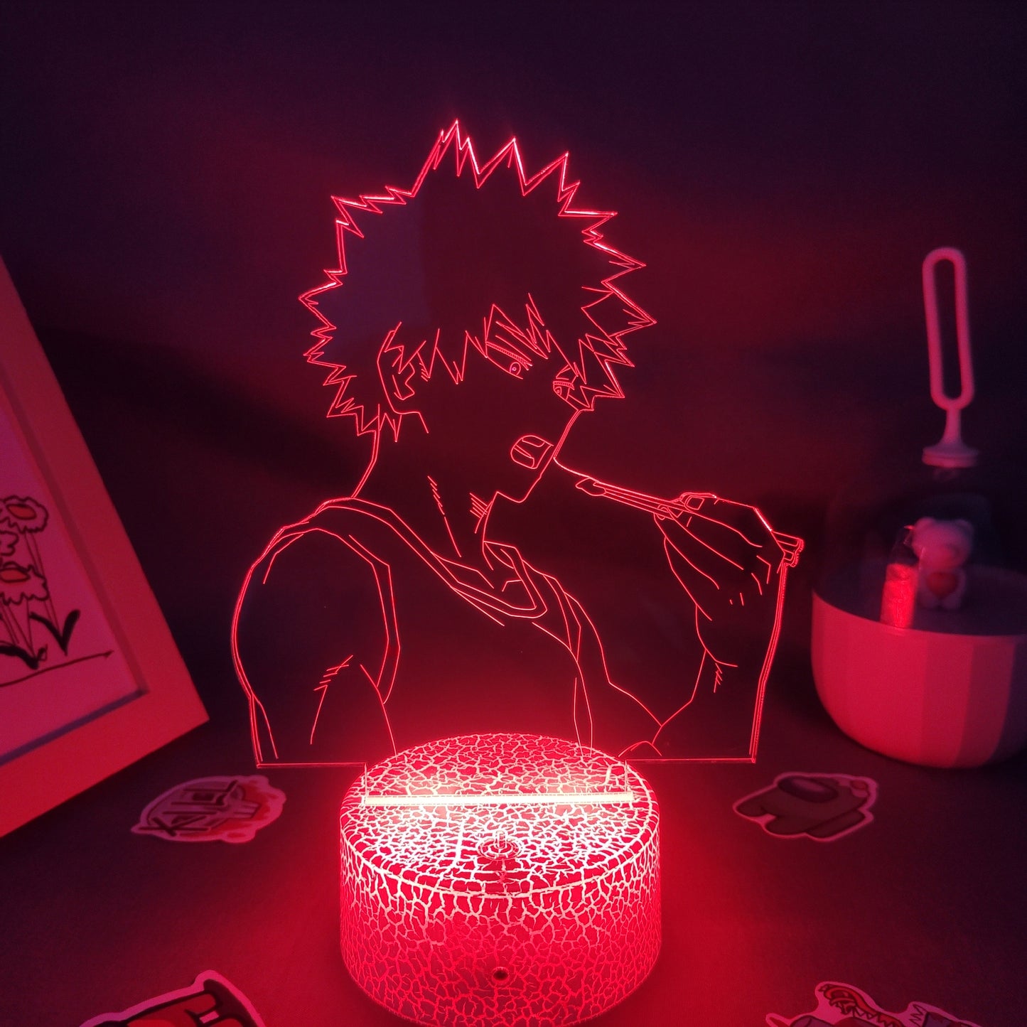 My Hero Academia Figure Katsuki Bakugo 3D Night Lights