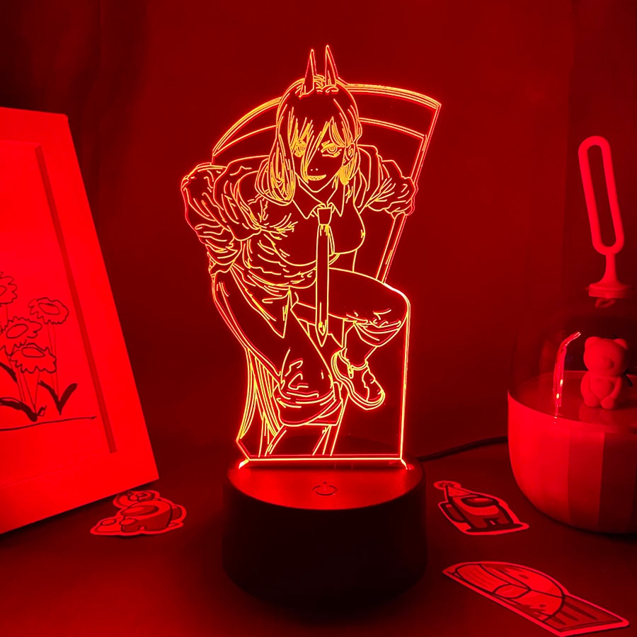 Chainsaw Man Figure Power Lava Lamp