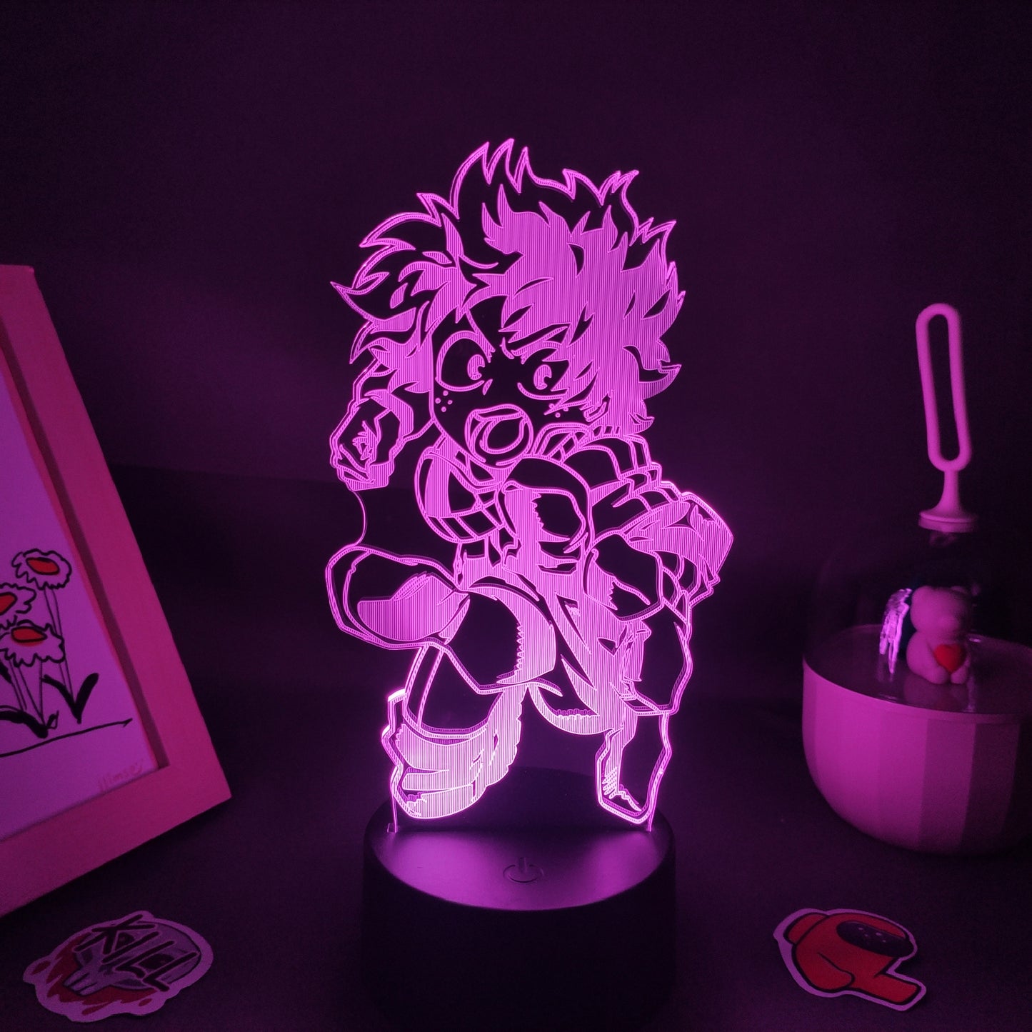 أضواء ليلية LED من Midoriya Izuku USB RGB