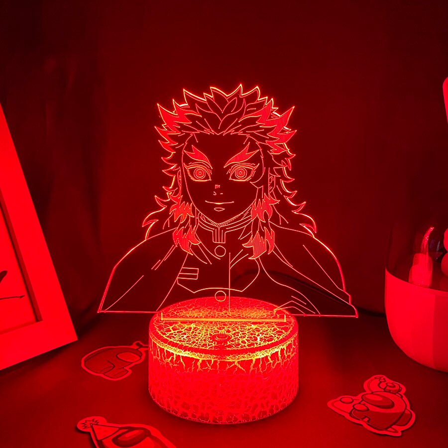 Demon Slayer Figure Kyojuro Rengoku 3D Lamp