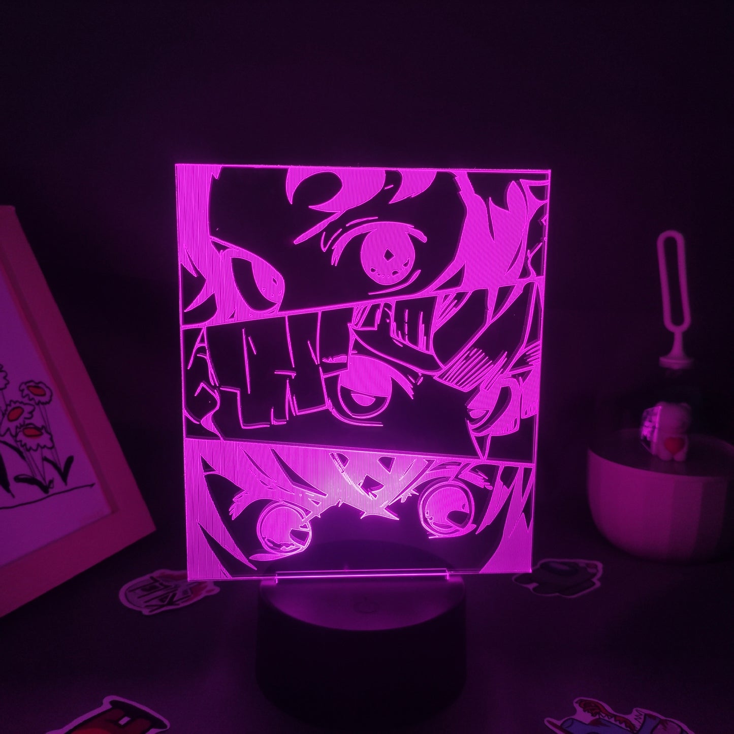 Demon Slayer Figure 3D LED Neon Night Lights