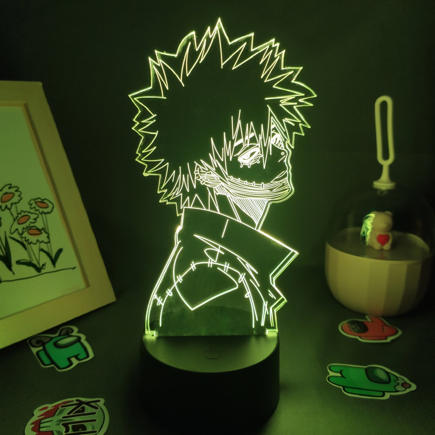 Figure Dabi My Hero 3D Led Night Lights