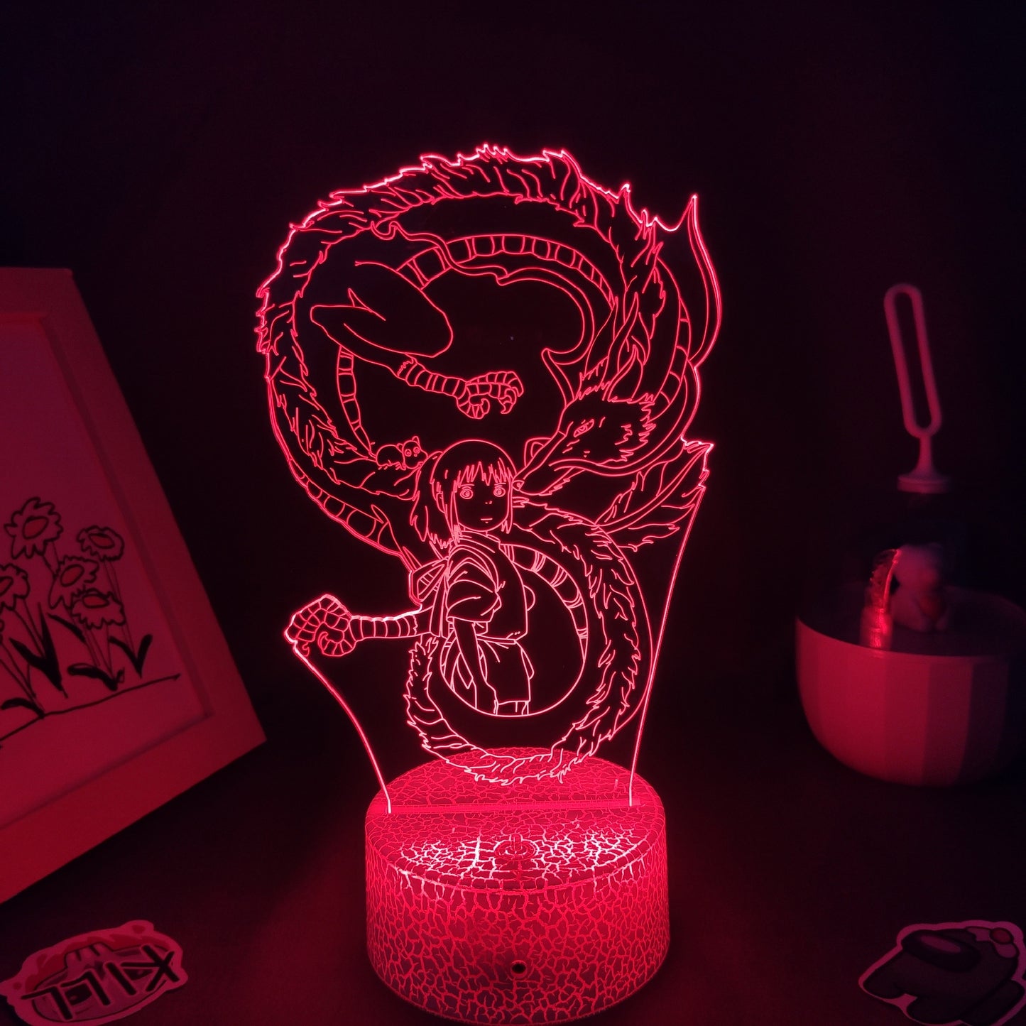 Spirited Away White Dragon Led Neon Night Lights