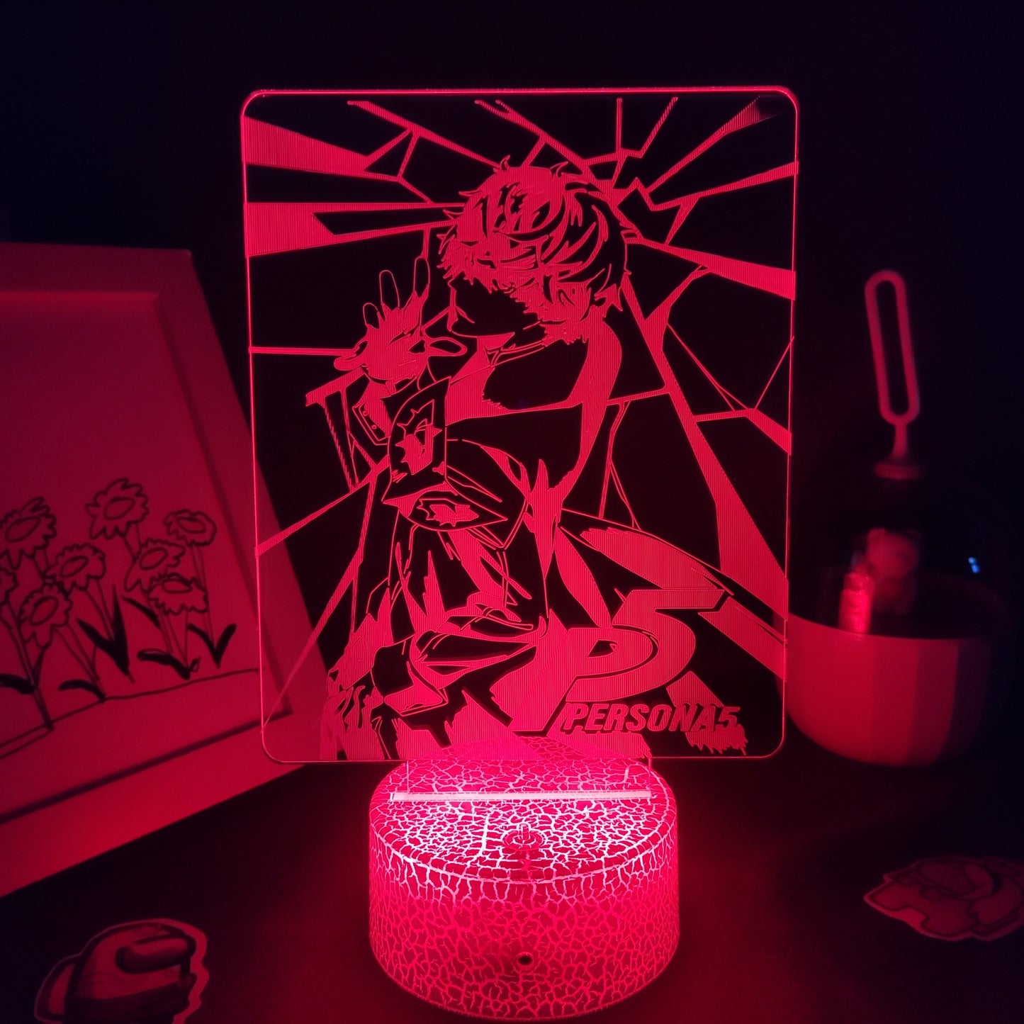 Persona 5 P5 Game Figure Ren Amamiya 3D Night Light