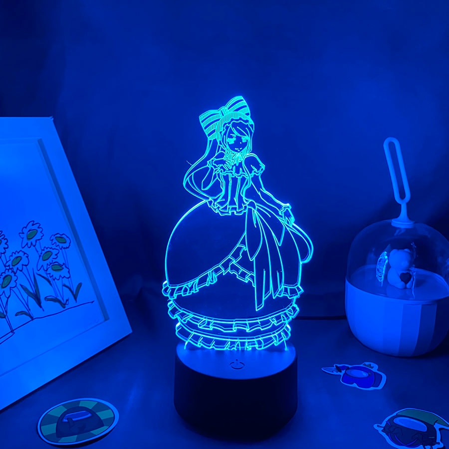 Shalltear Bloodfallen Neon Night Light