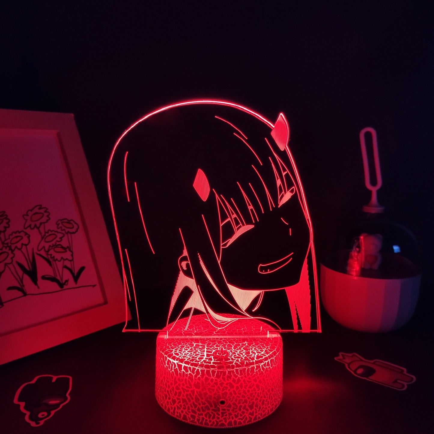 Darling In The Franxx Figure Zero Two Lamps