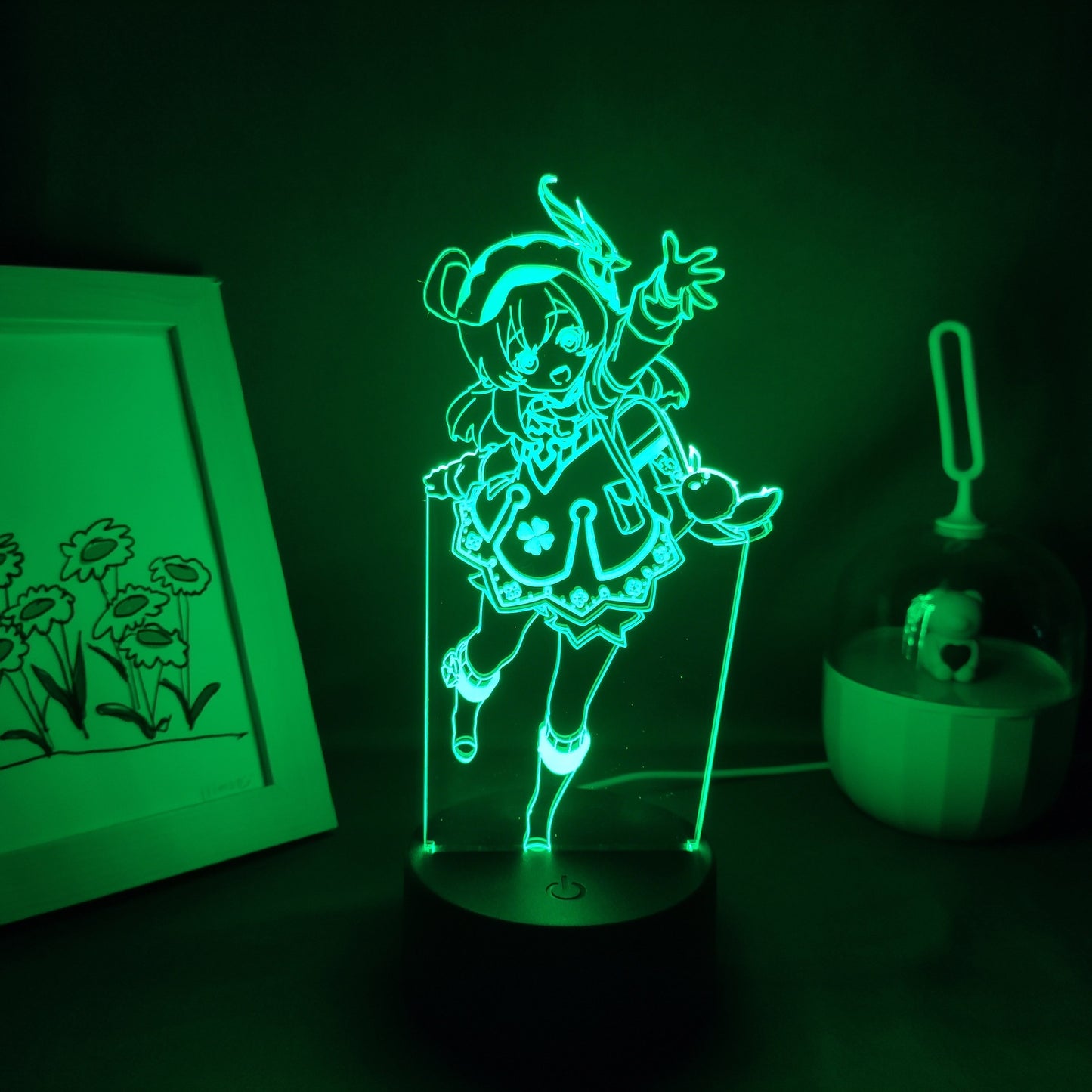 Genshin Impact Game Figure Klee 3D Lava Lamp