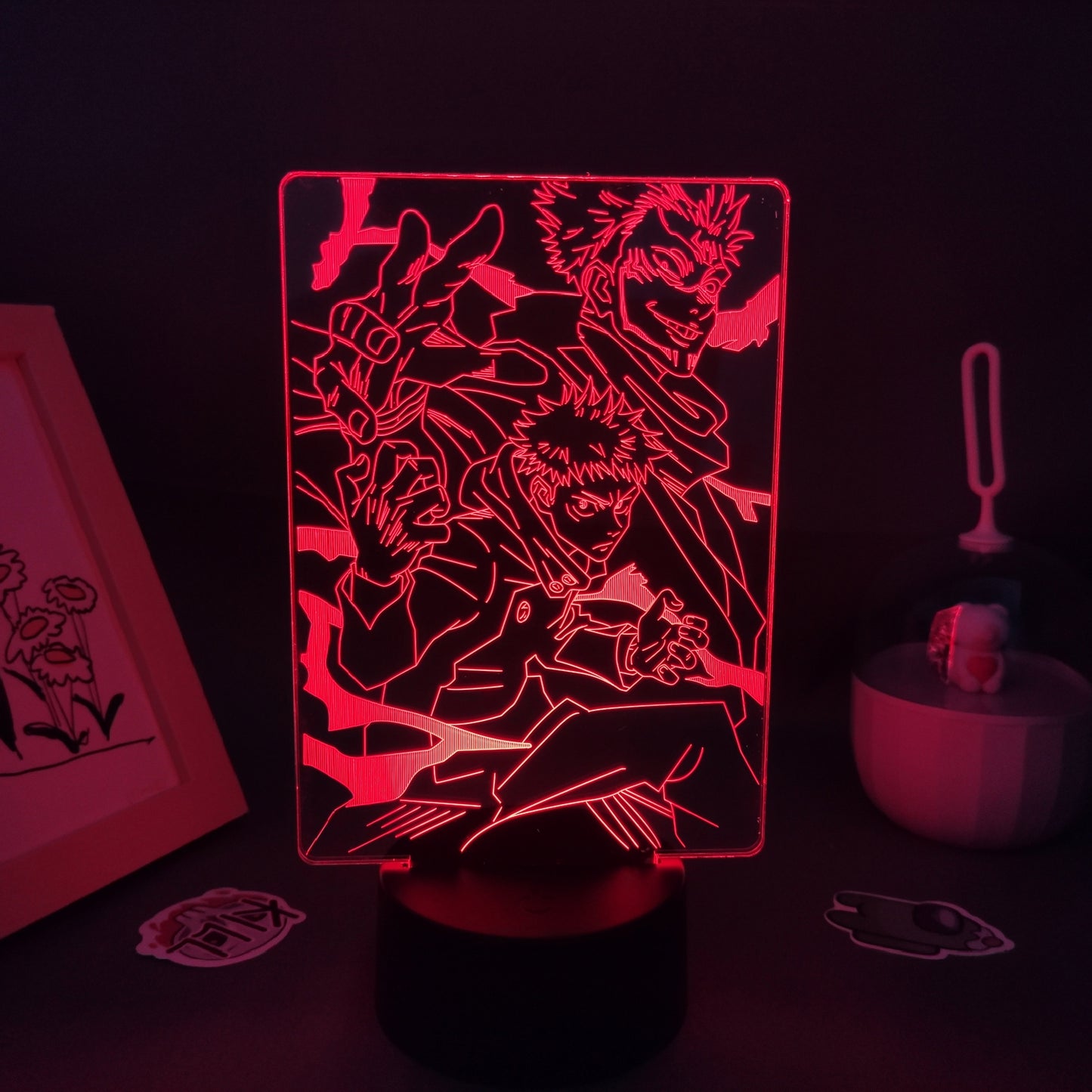 Jujutsu Kaisen Figure Inumaki Toge 3D LED Lava Lamps