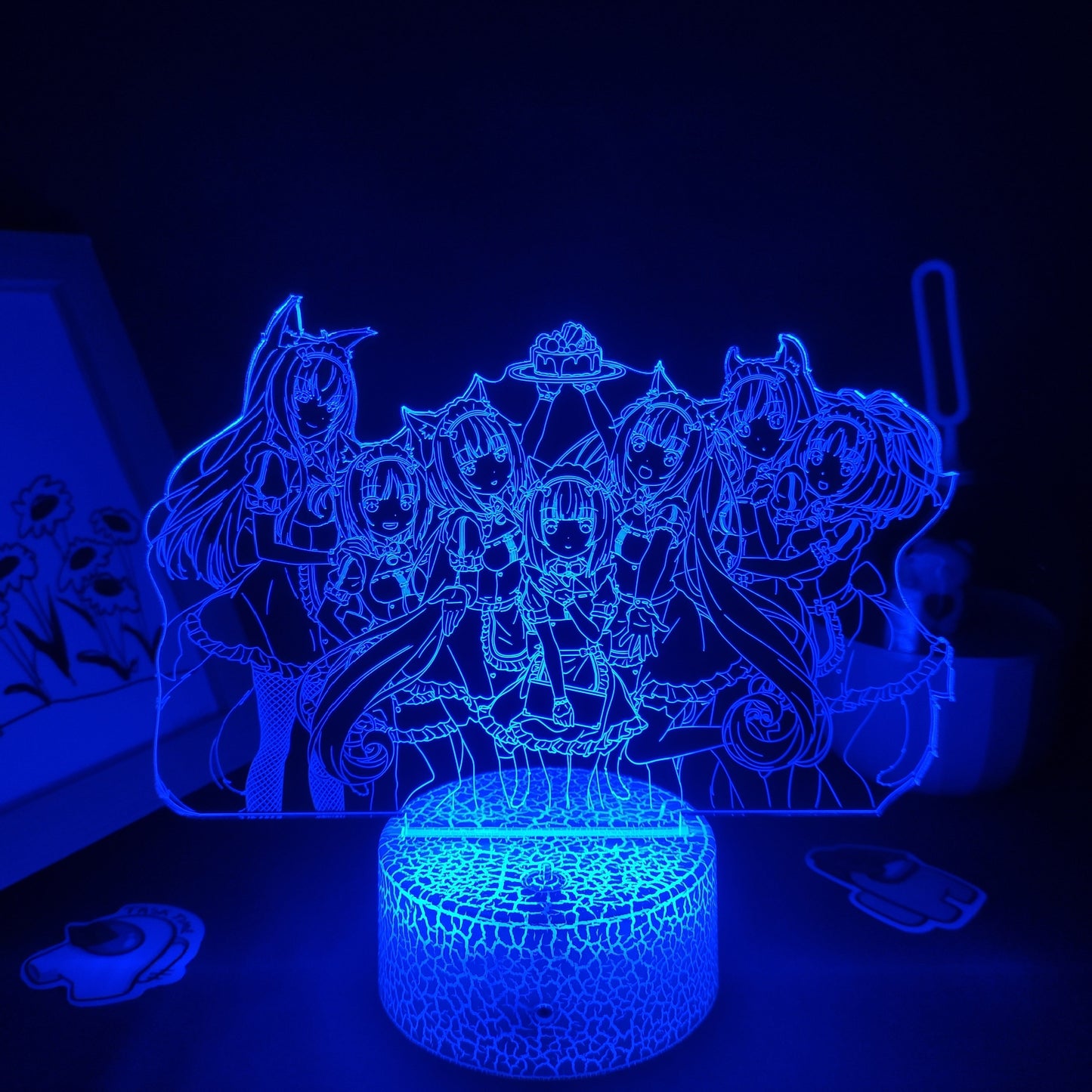 Nekopara Figure Collection 3D LED Neon Night Light