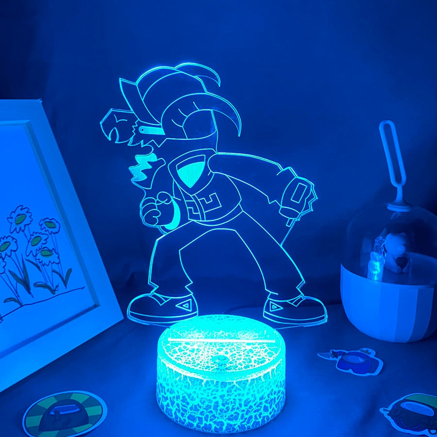 Game Friday Night Funkin Figure Tabi 3D Lamp