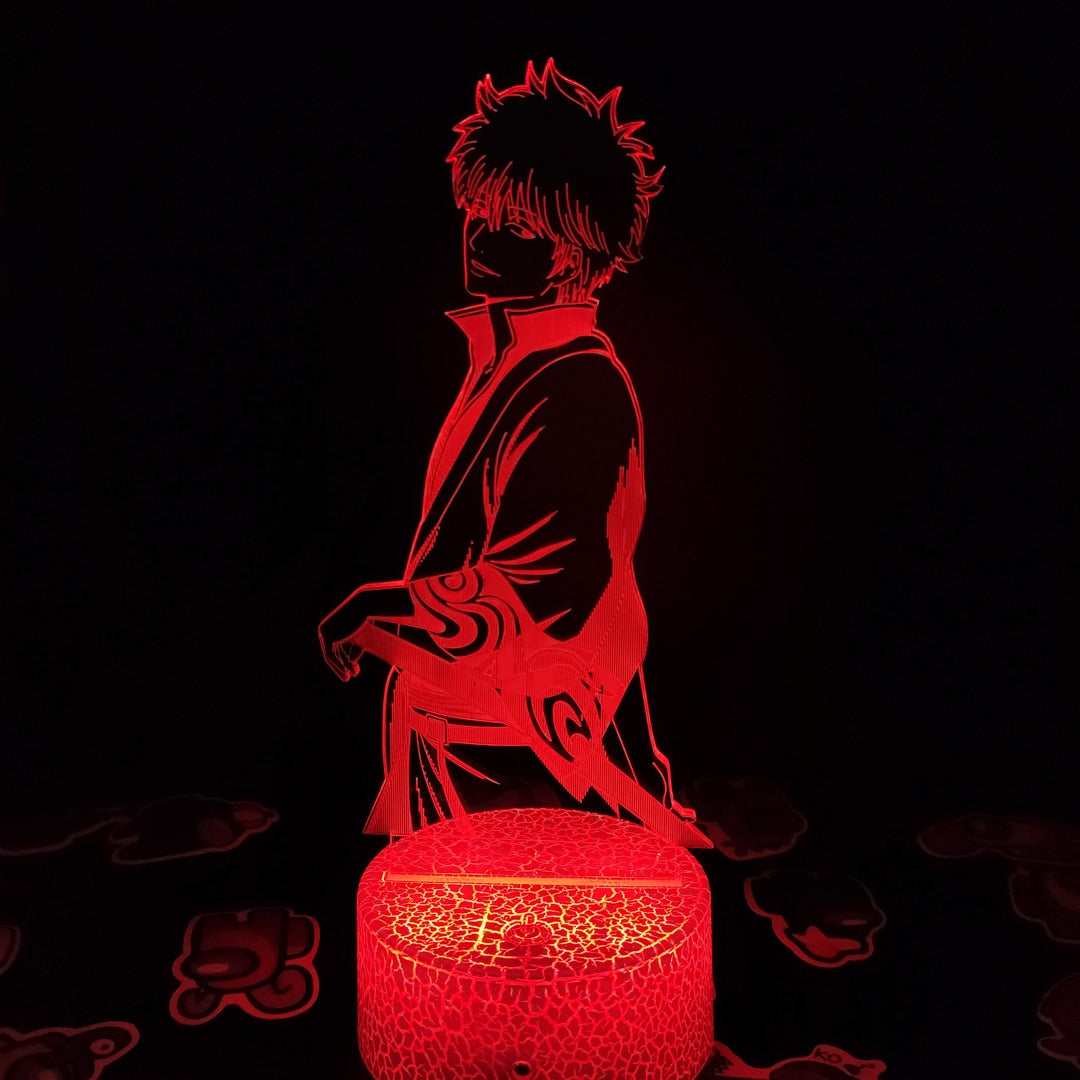 Gintama sakata gintoki odd jobs 3D Night light