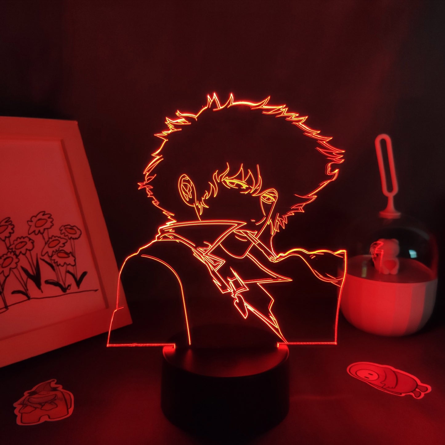 Cowboy Bebop Figure Spike Spiegel 3D Night Lights