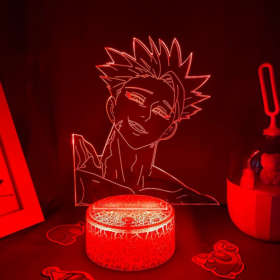 The Seven Deadly Sins Figure Ban Greed Fox Night Lights