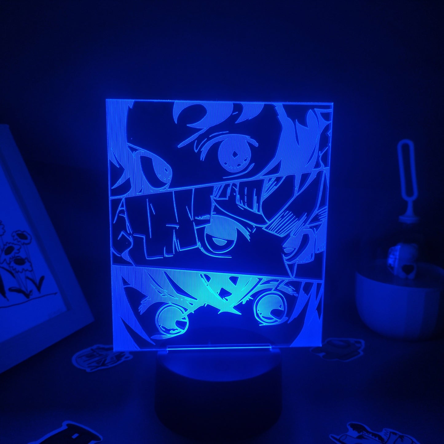 Demon Slayer Figure 3D LED Neon Night Lights