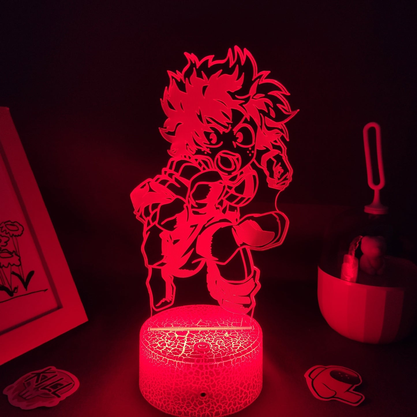 أضواء ليلية LED من Midoriya Izuku USB RGB