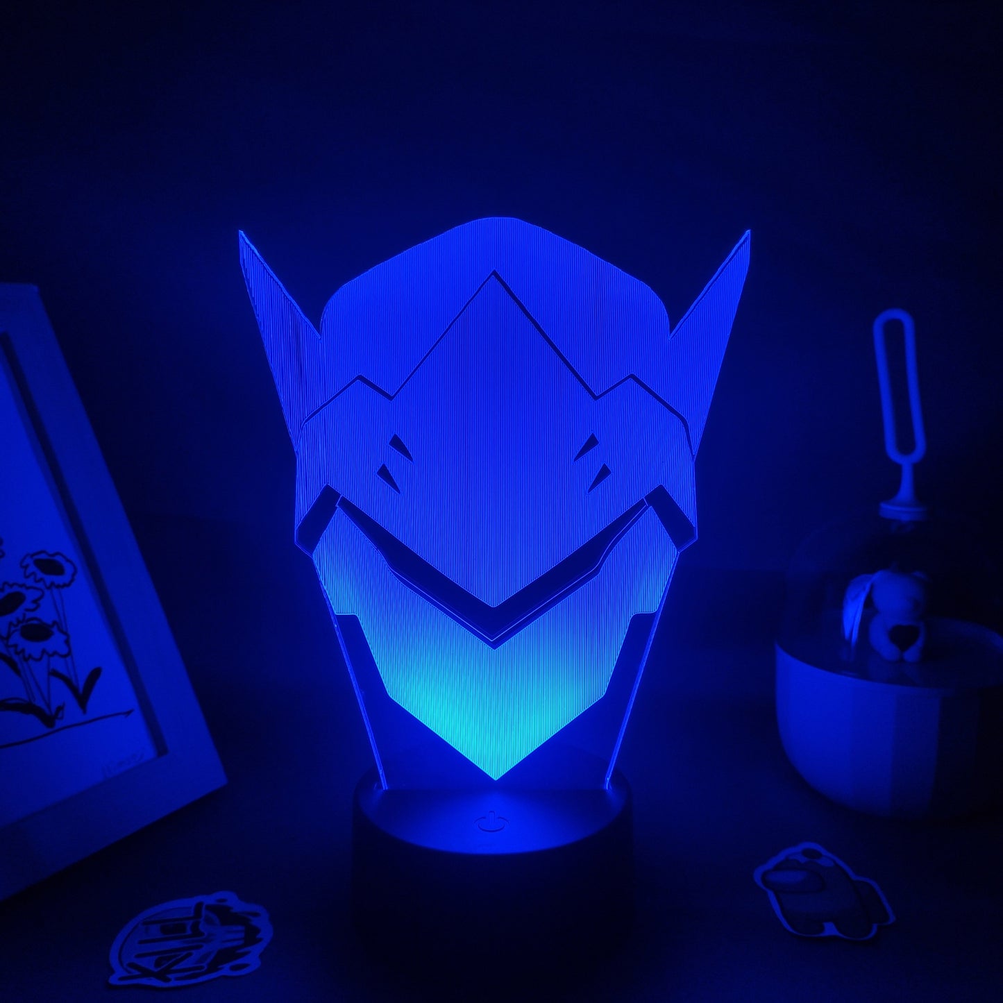 OW Game Figure Shimada Genji 3D Lamps