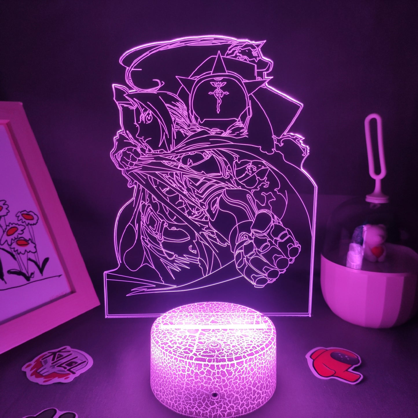 Fullmetal Alchemist Edward Elric Night Light