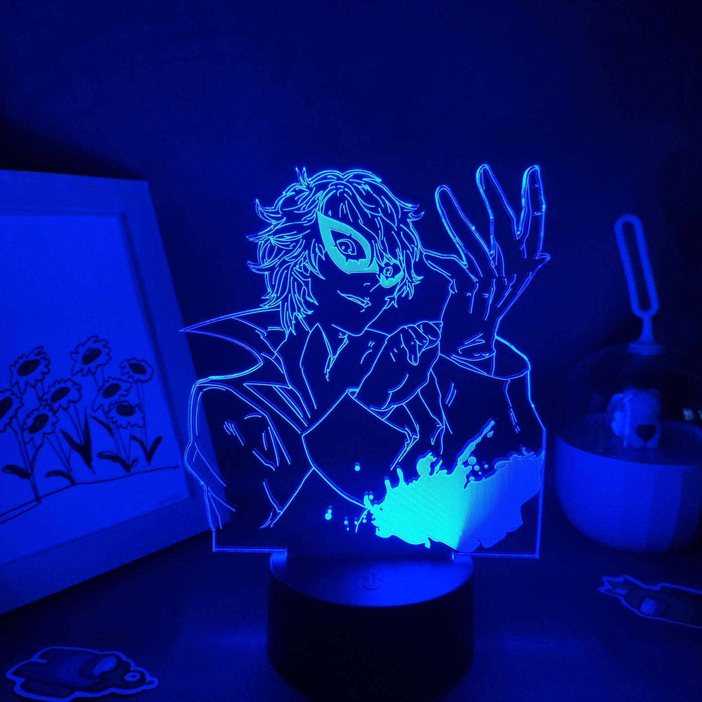 Figure Ren Amamiya 3D Lamp