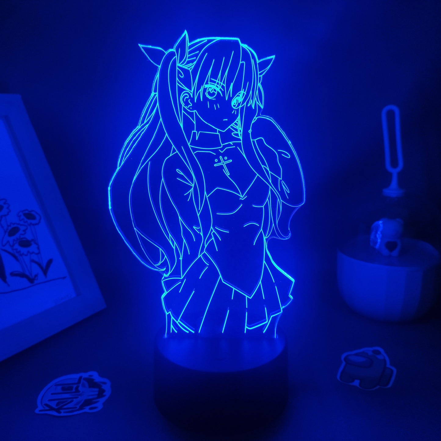 Tohsaka Rin Fate Stay 3D Lava Lamps