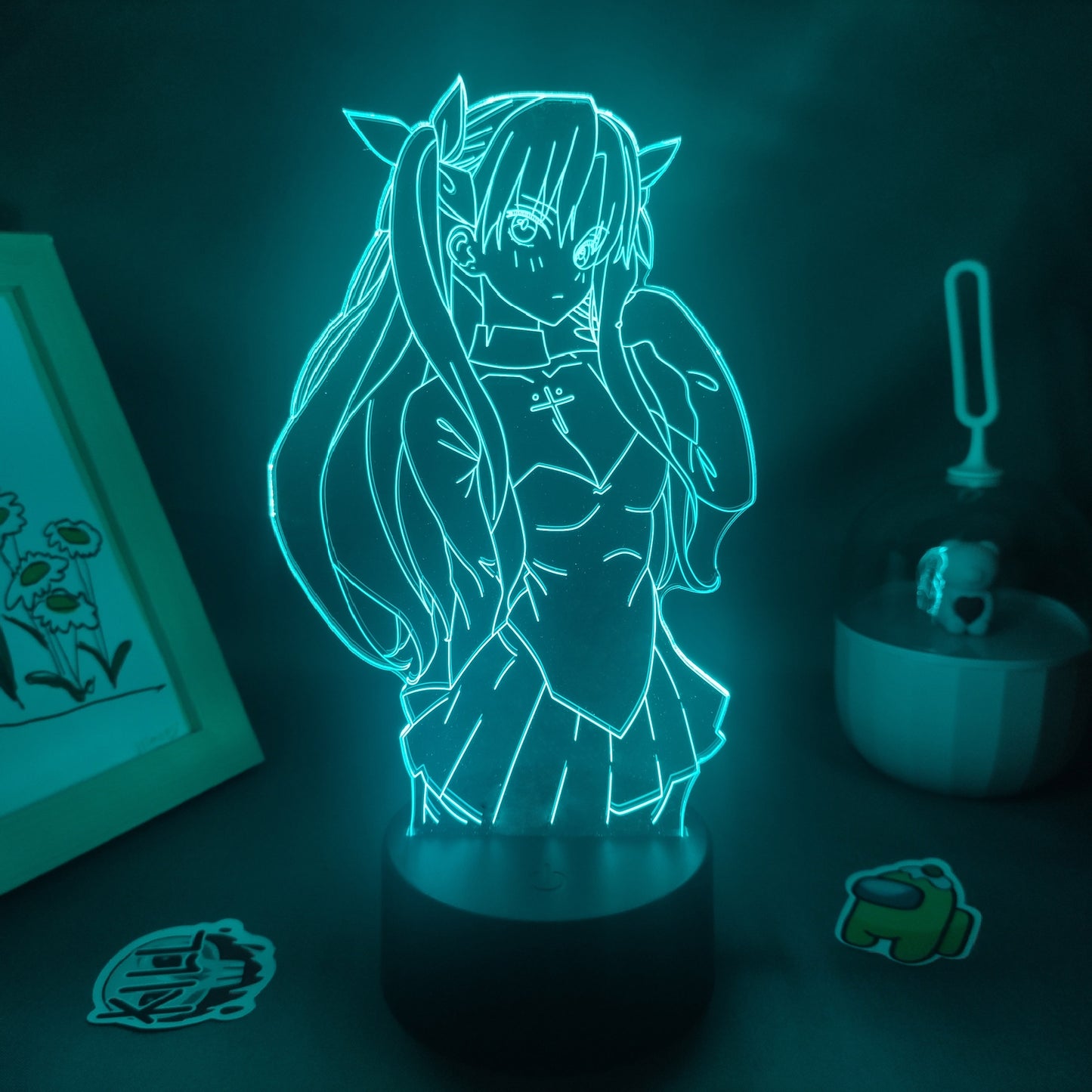 Tohsaka Rin Fate Stay 3D Lava Lamps