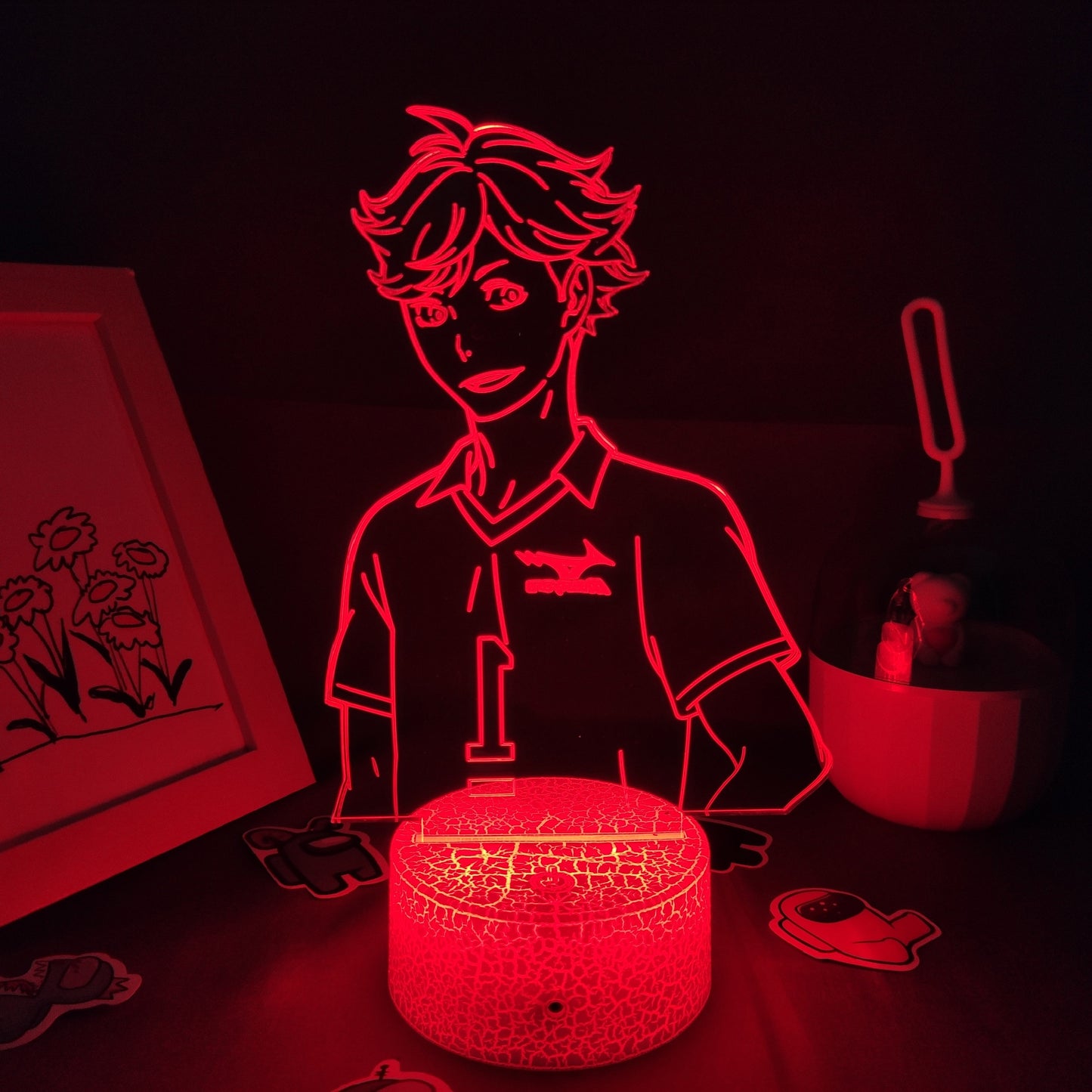 Haikyuu Figure Toru Oikawa 3D LED RGB Night Lights