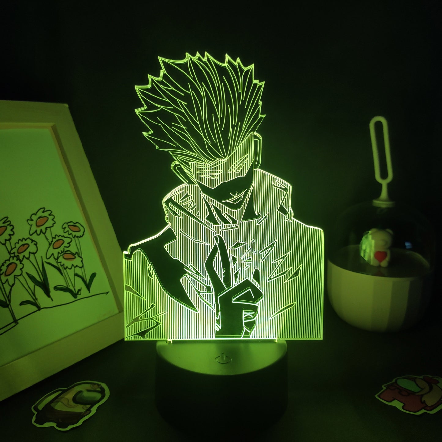 Jujutsu Kaisen Figure Gojo Satoru 3D LED Lamps