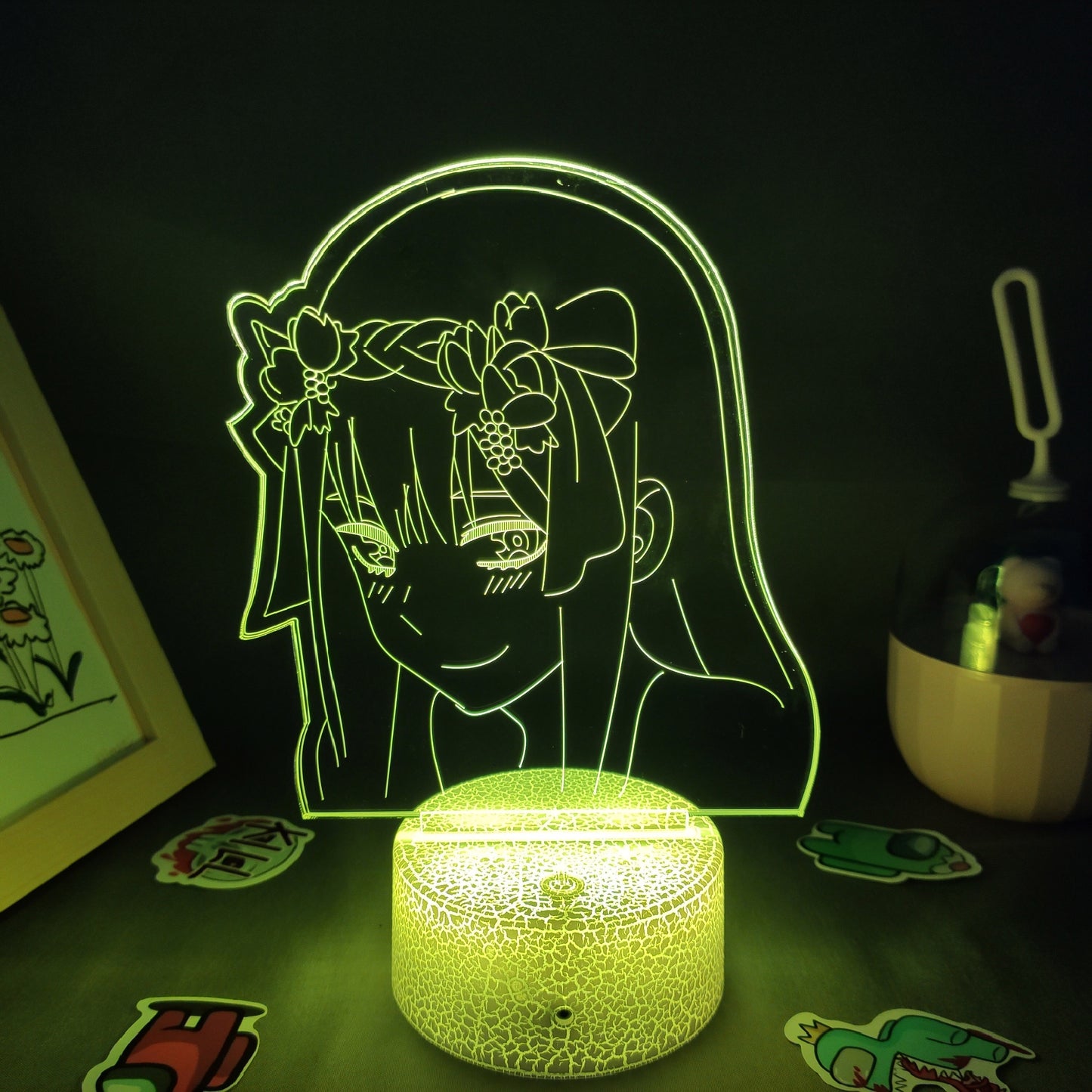 Zero Two 3D LED RGB Night Lights