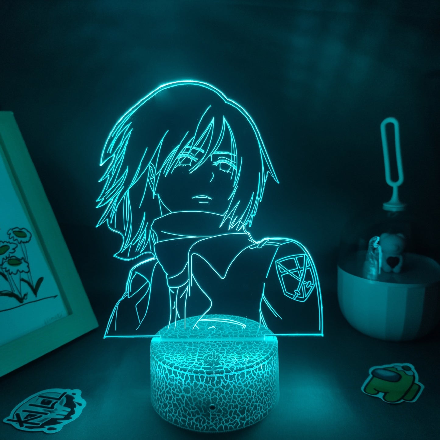 Mikasa Ackerman Attack on Titan 3D Lava Lamp