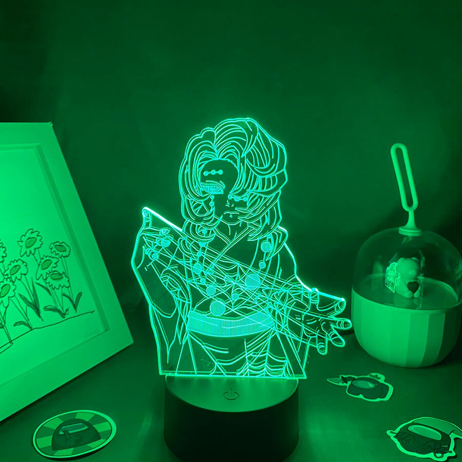 Demon Slayer Figure Spider Demon Rui 3D Lamp