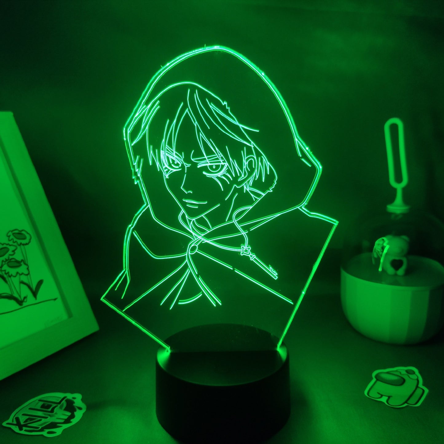 Eren Yeager Attack on Titan Neon Night Lights