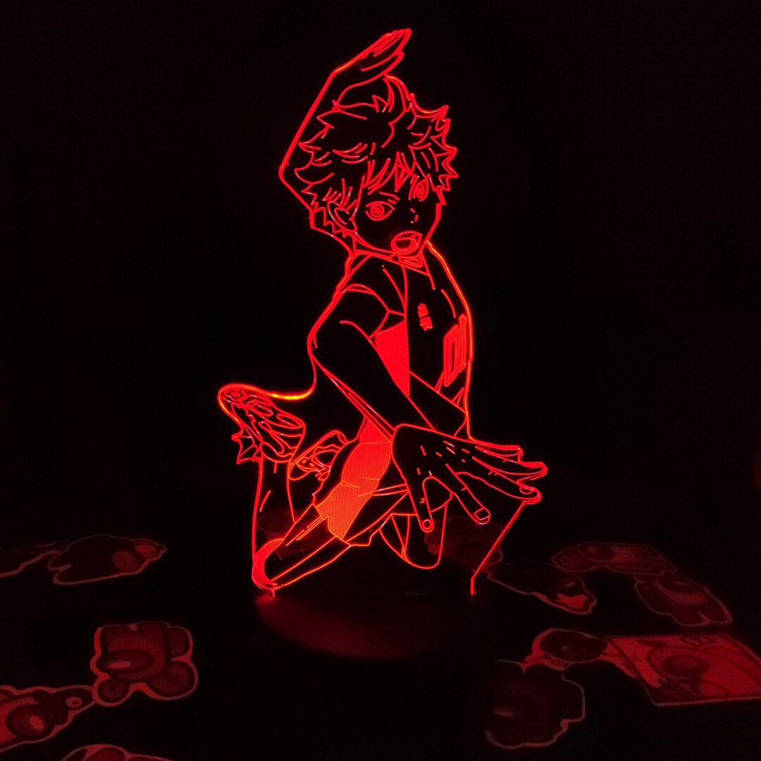 Haikyuu Hinata Shoyo 3D illusion Night light