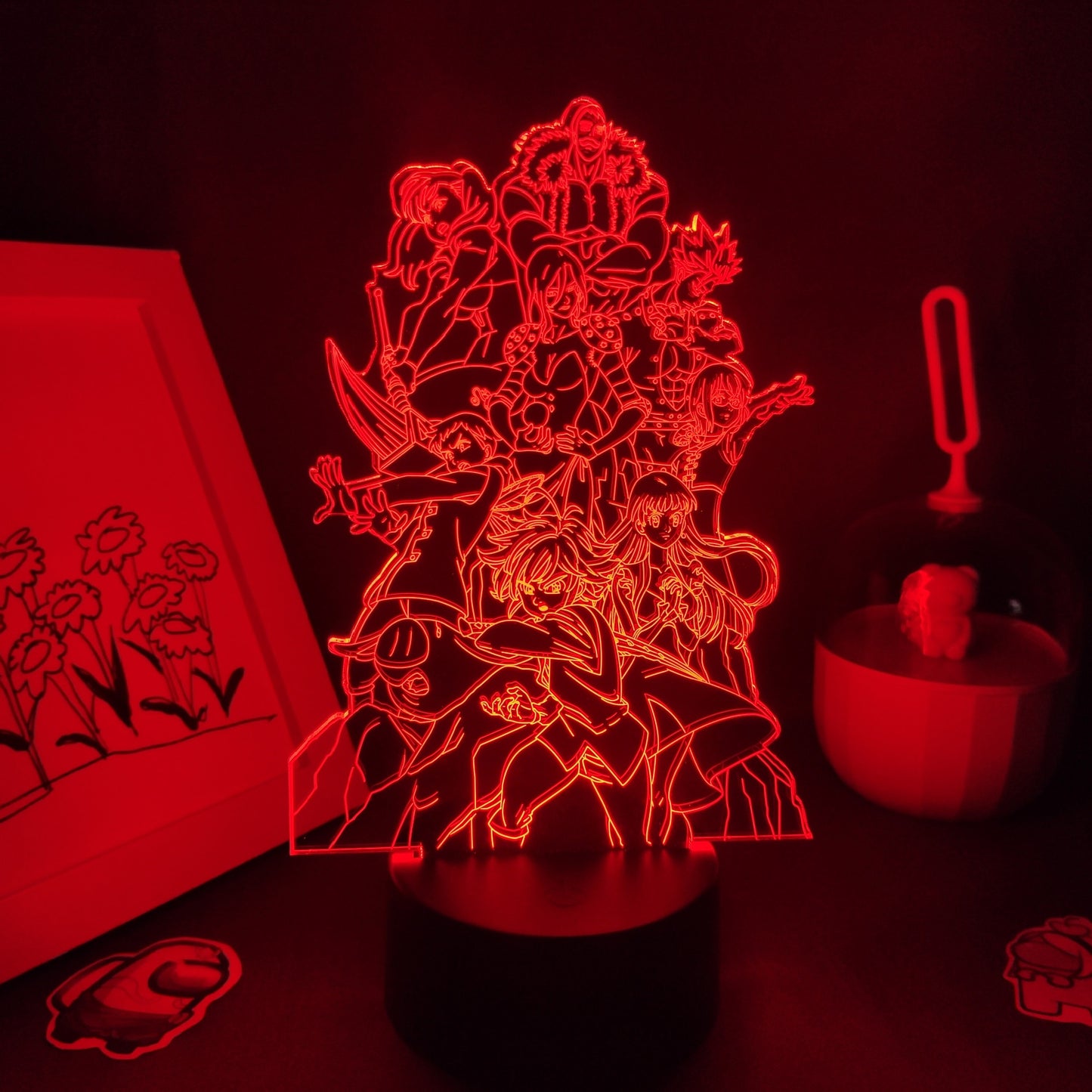 The Seven Deadly Sins Figures Lava Lamp