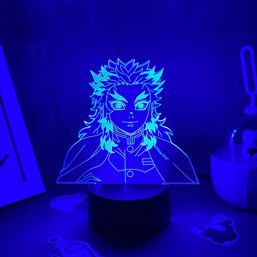 Demon Slayer Figure Kyojuro Rengoku 3D Lamp