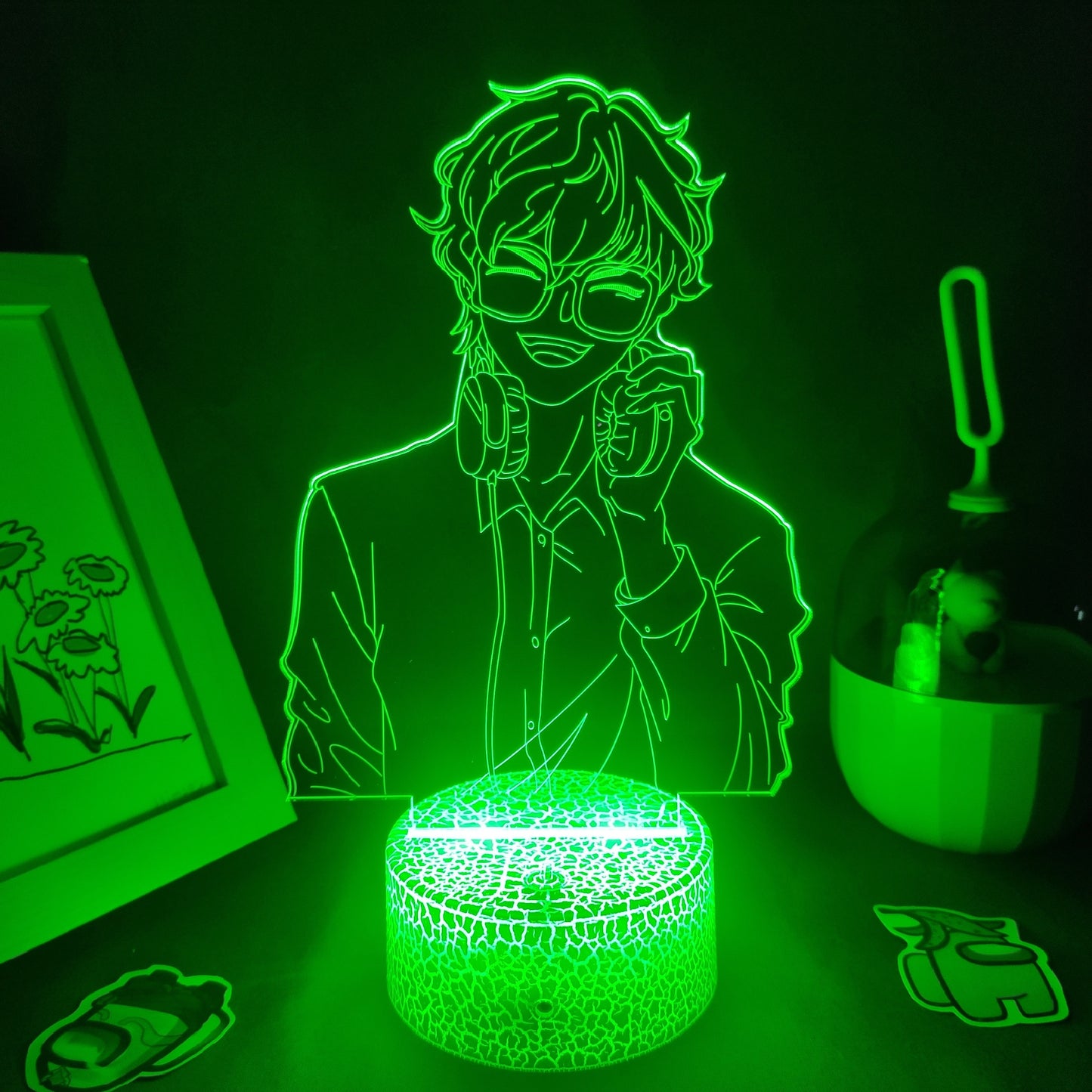 Mystic Messenger Game Figure 707 Seven Luciel 3D Lamps