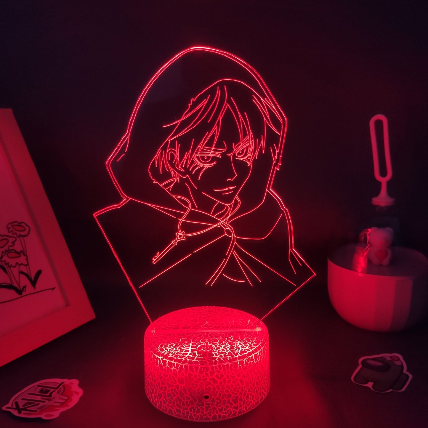 Eren Yeager Attack on Titan Neon Night Lights