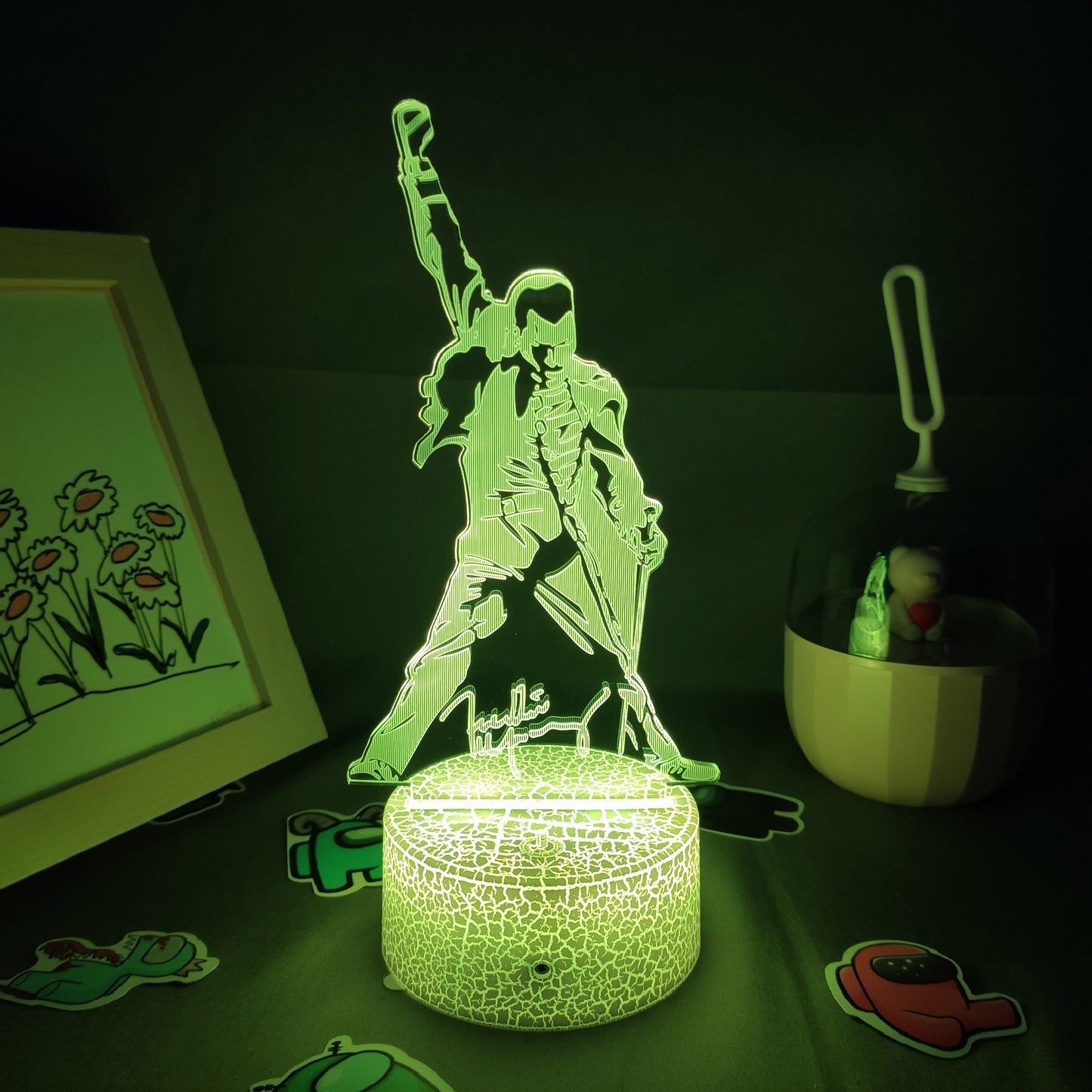 Queen Freddie Mercury 3D Figure Night Lights