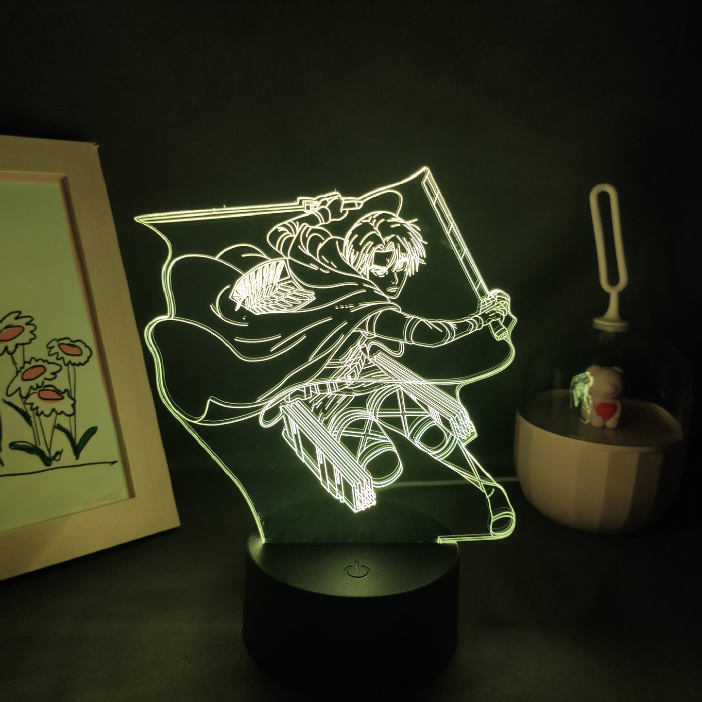 Levi Ackerman 3D Lamps