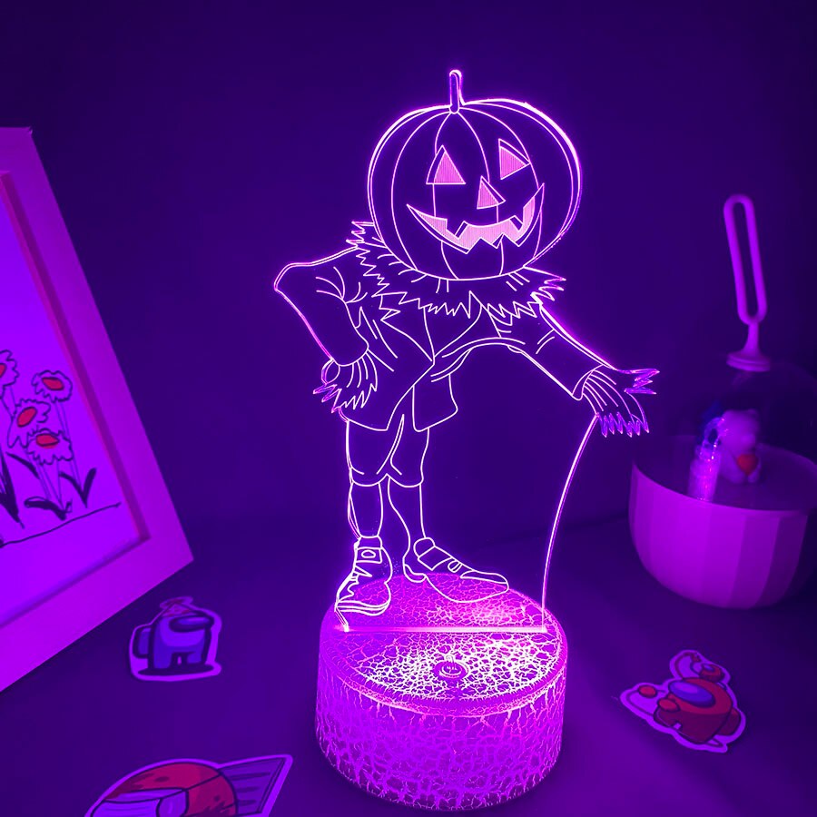 Halloween 3D Pumpkin LED Lava Lamp