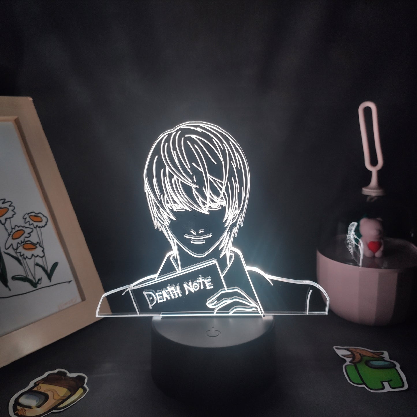 Death Note Yagami Light 3D Led Lamps Night Lights