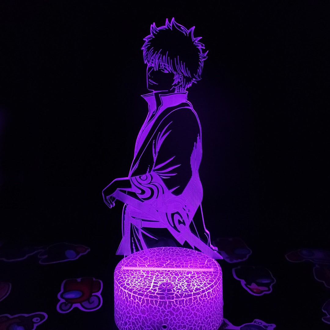 Gintama sakata gintoki odd jobs 3D Night light