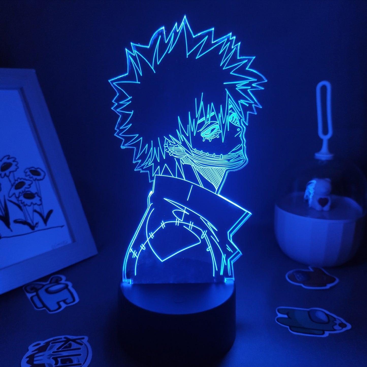 Figure Dabi My Hero 3D Led Night Lights