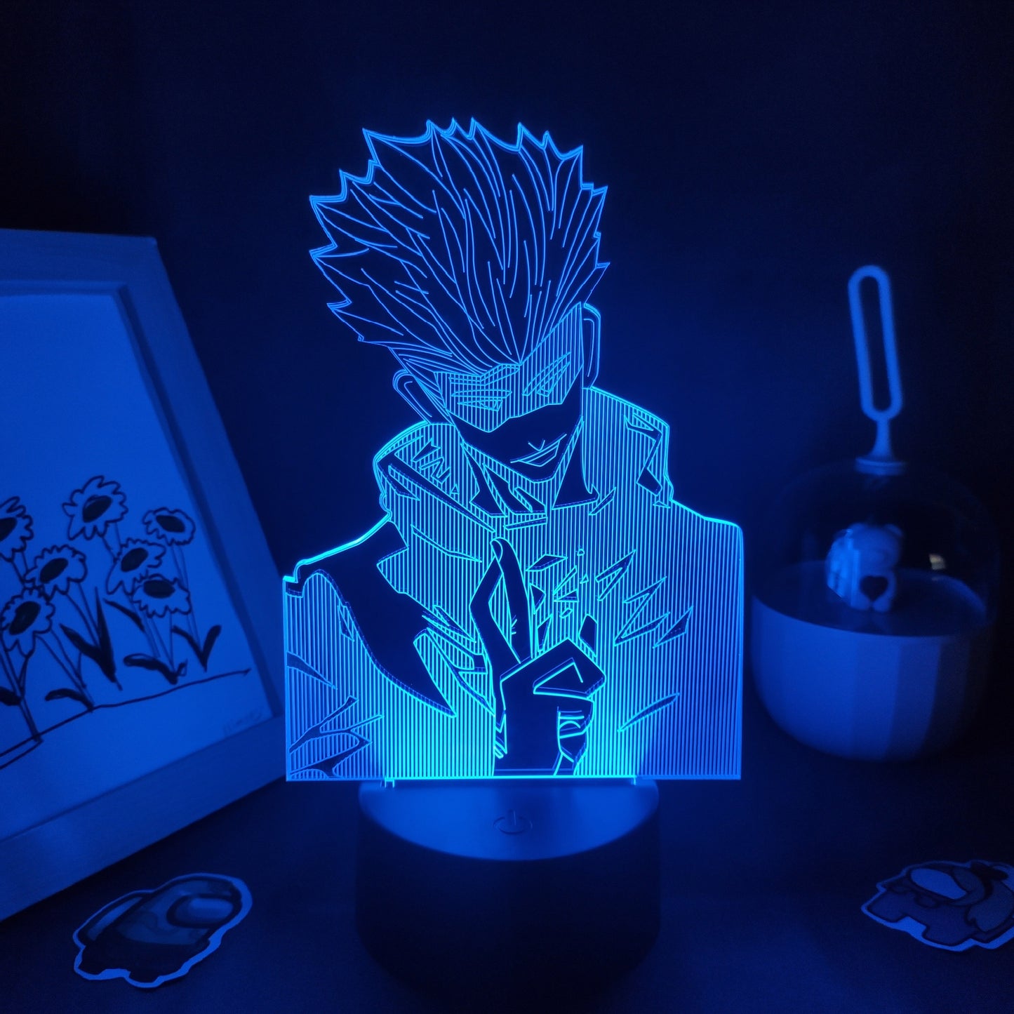 Jujutsu Kaisen Figure Gojo Satoru 3D LED Lamps