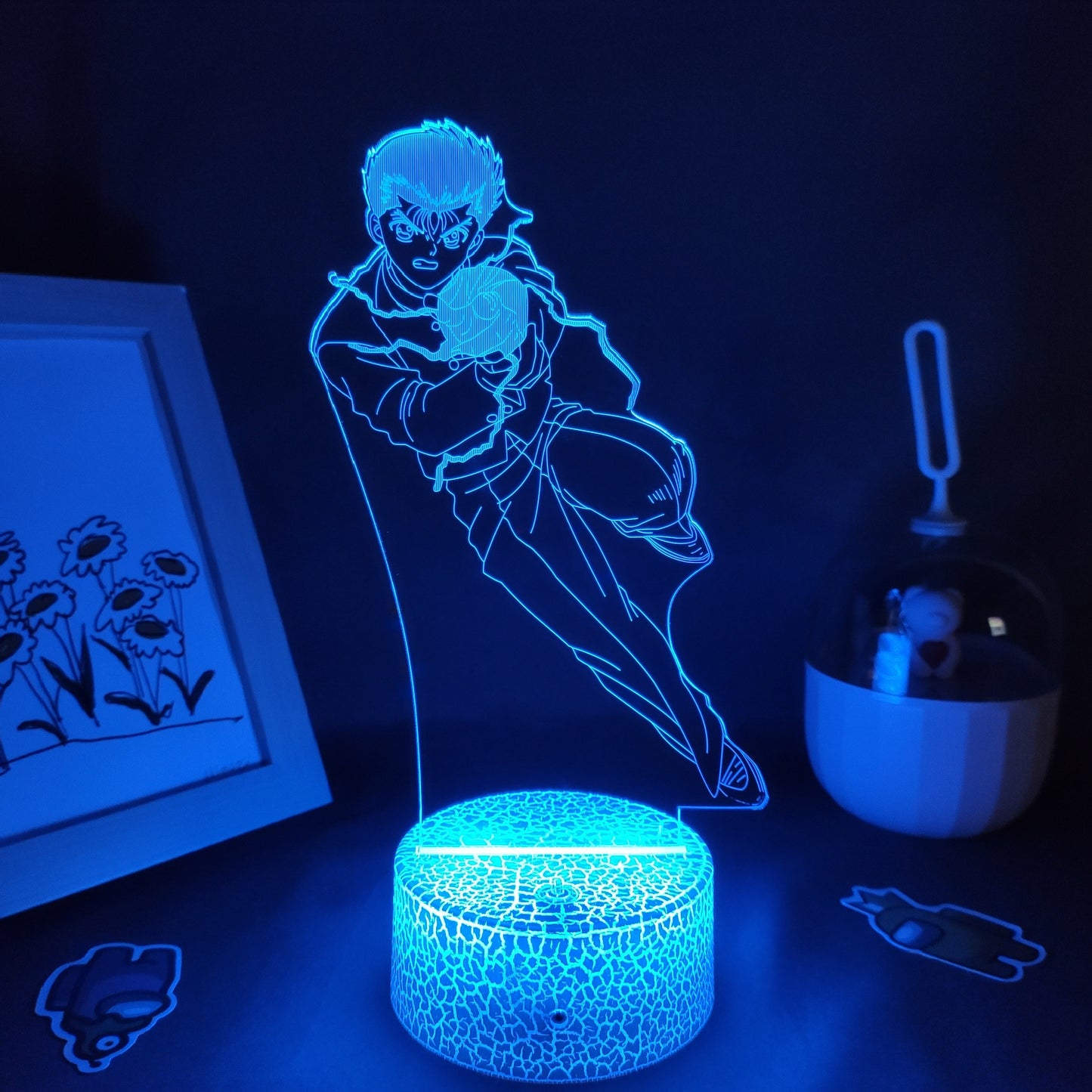 Yu Yu Hakusho Figure RGB Led Neon Battery Night Light