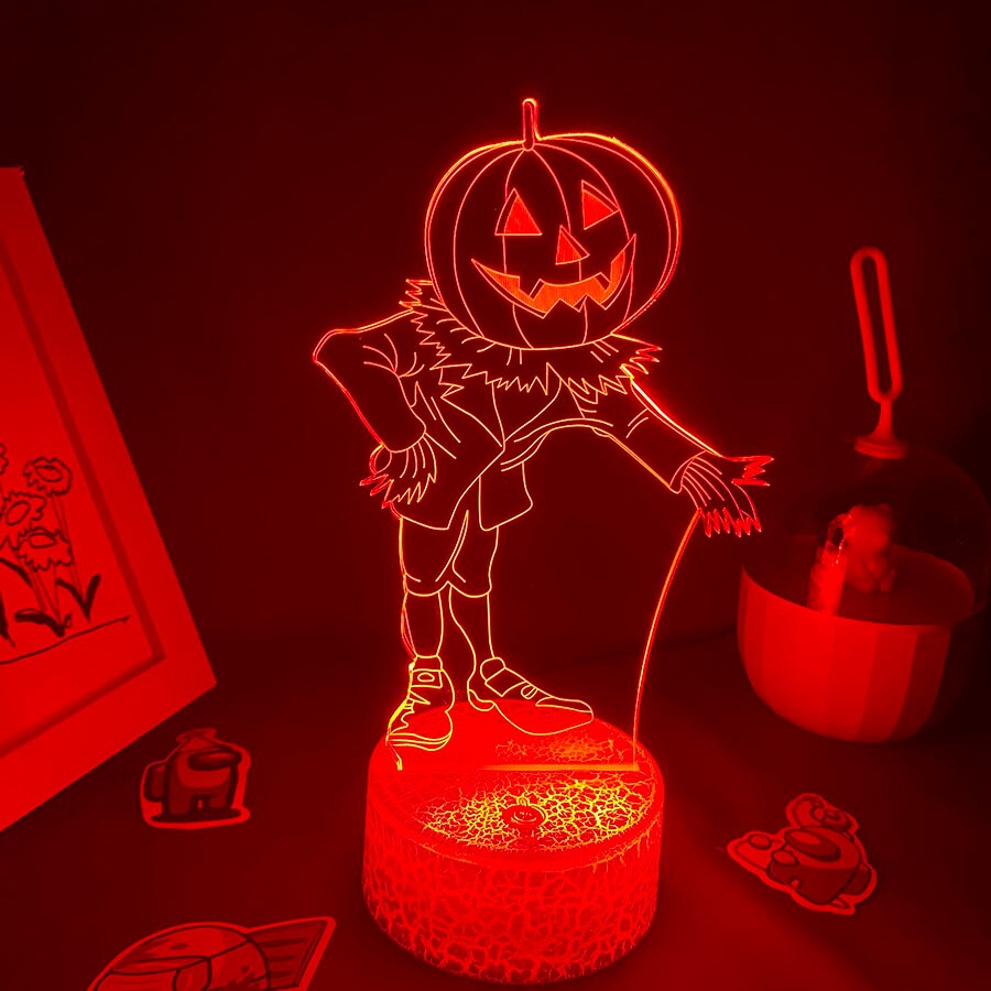 Halloween 3D Pumpkin LED Lava Lamp