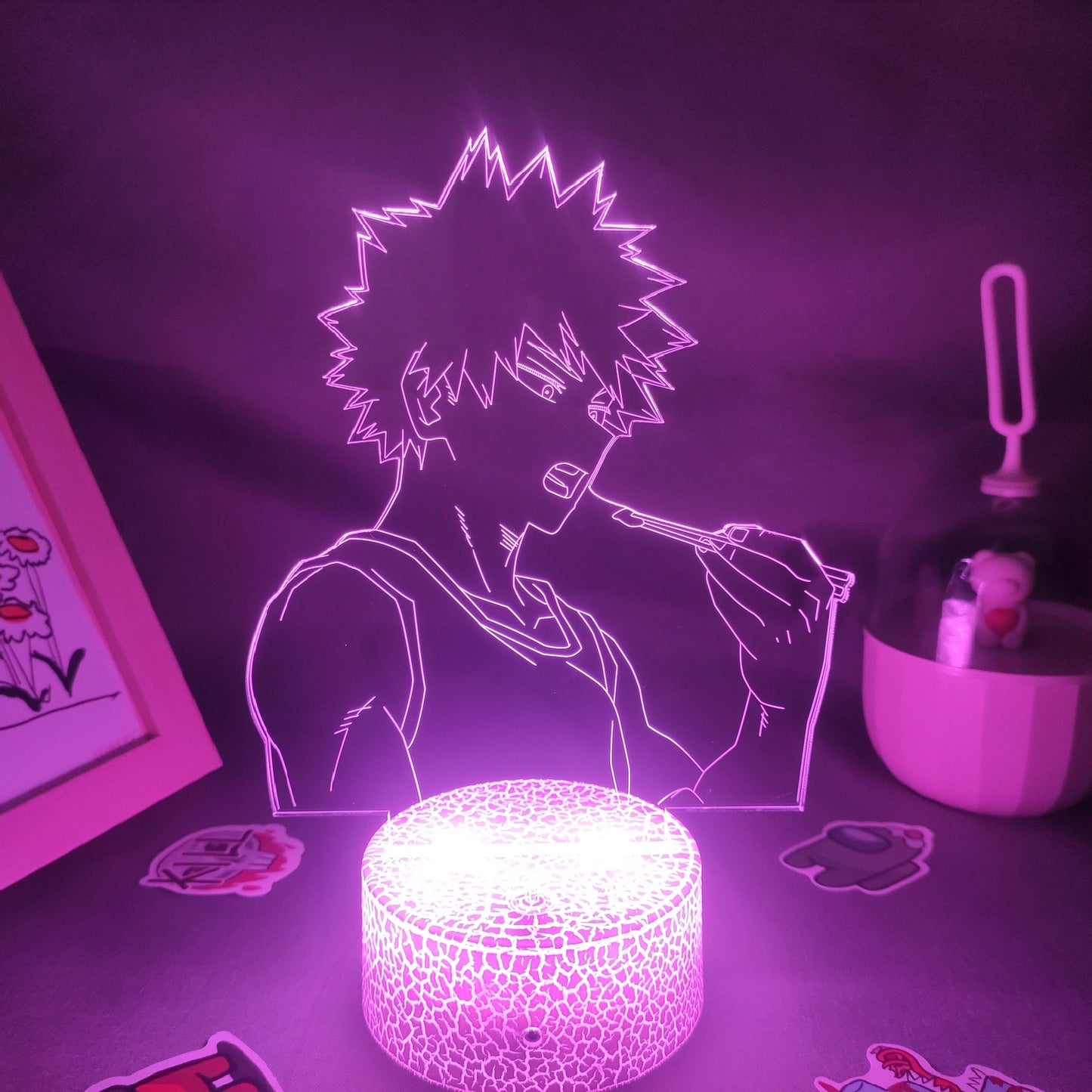 My Hero Academia Figure Katsuki Bakugo 3D Night Lights