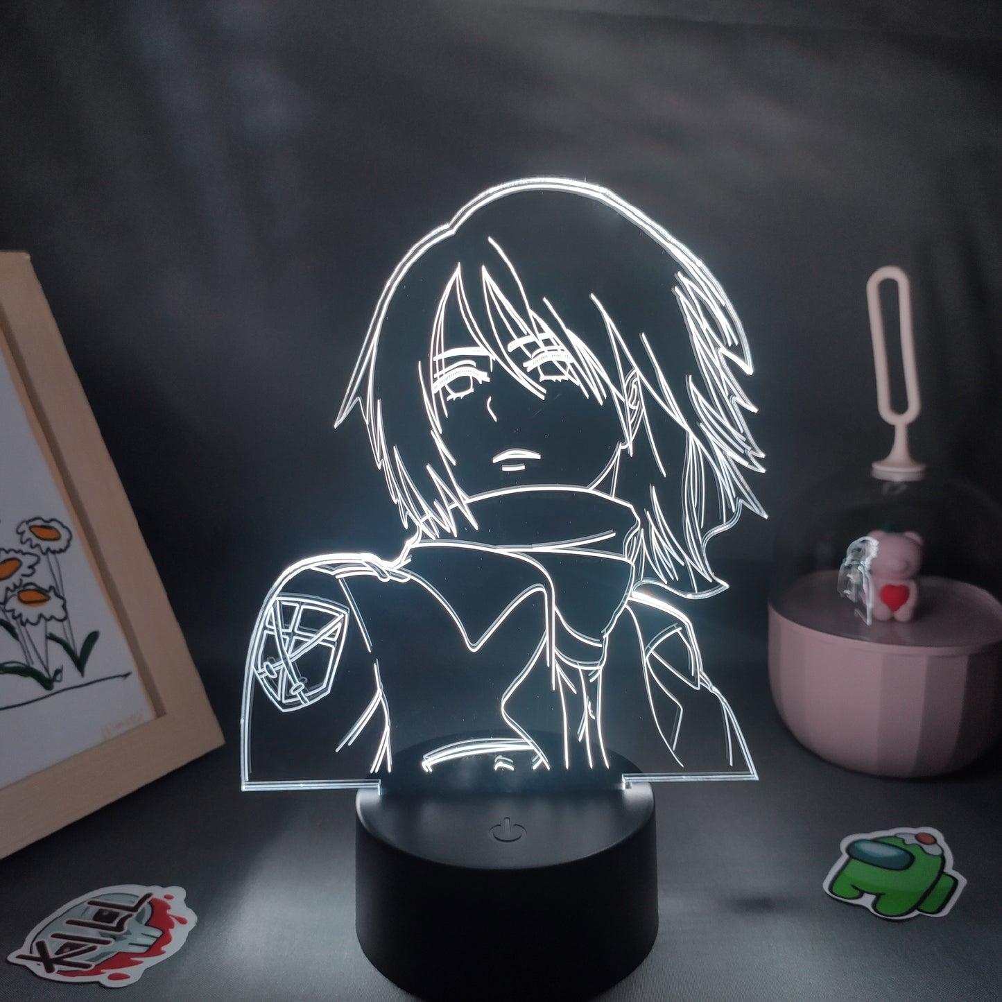 Mikasa Ackerman Attack on Titan 3D Lava Lamp