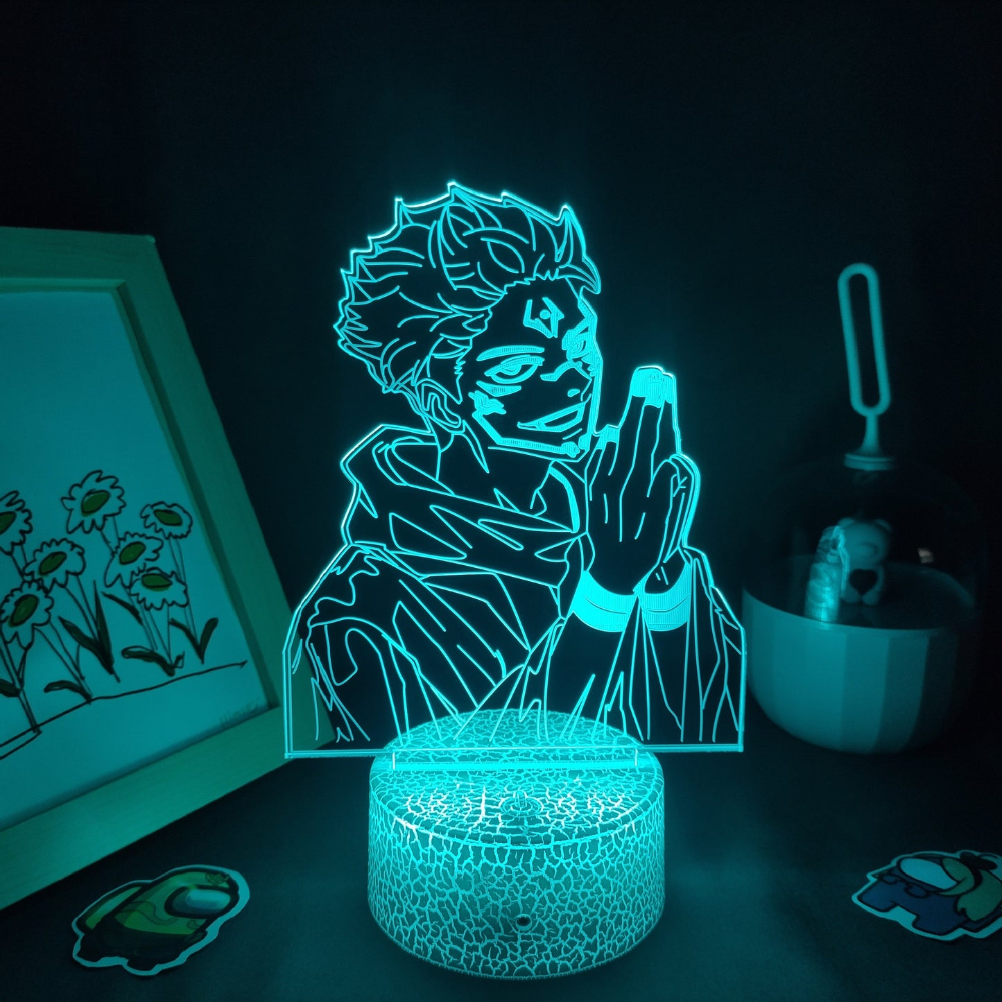 Jujutsu Kaisen Yuji Itadori Ryomen Sukuna Lamp