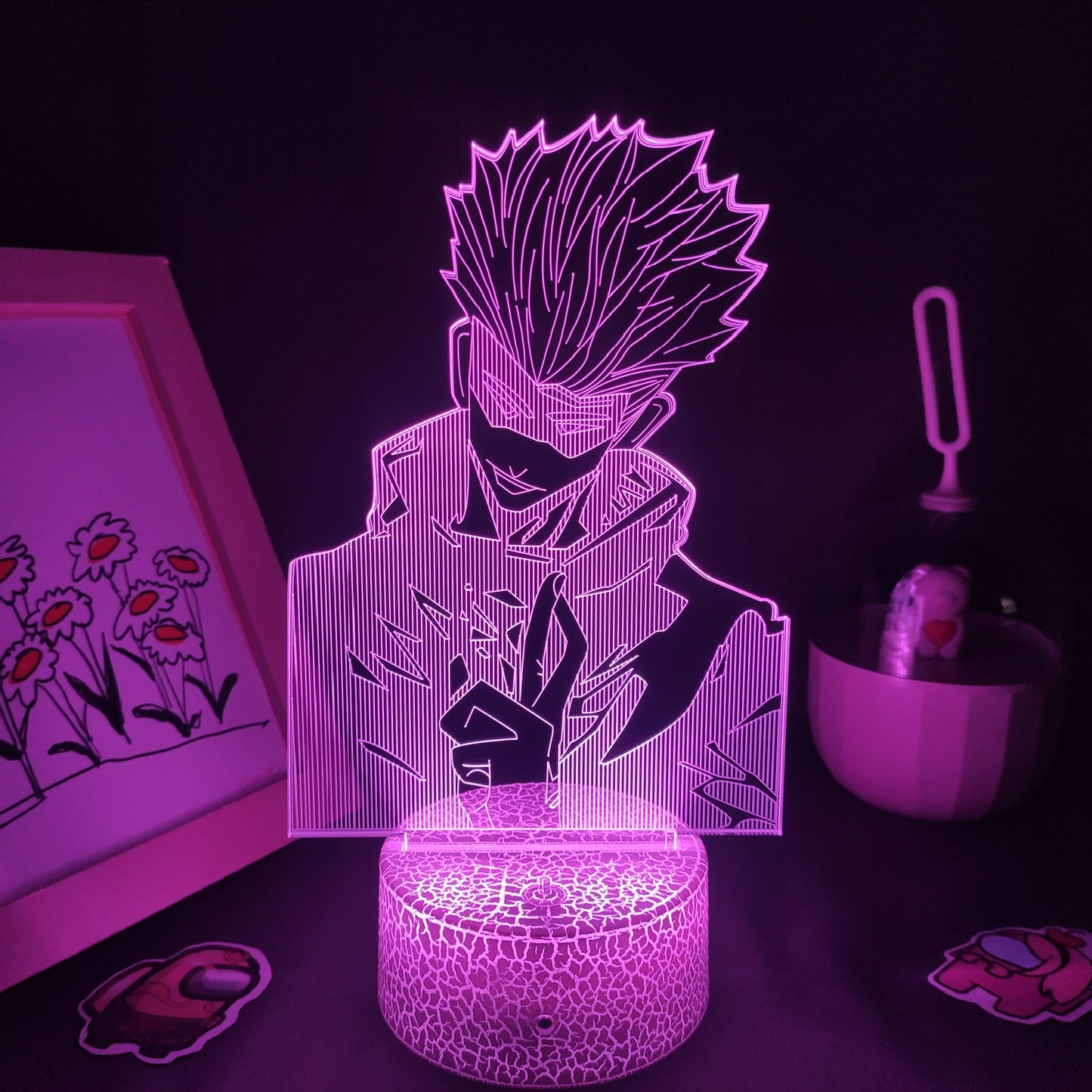 Jujutsu Kaisen Figure Gojo Satoru 3D LED Lamps