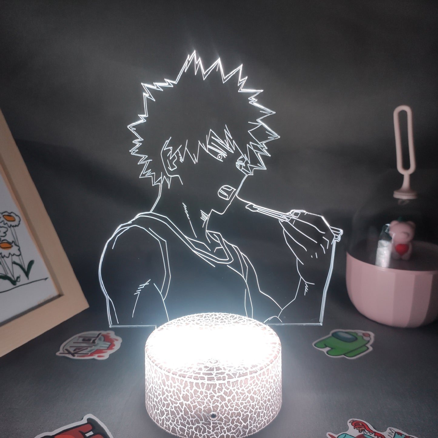 My Hero Academia Figure Katsuki Bakugo 3D Night Lights