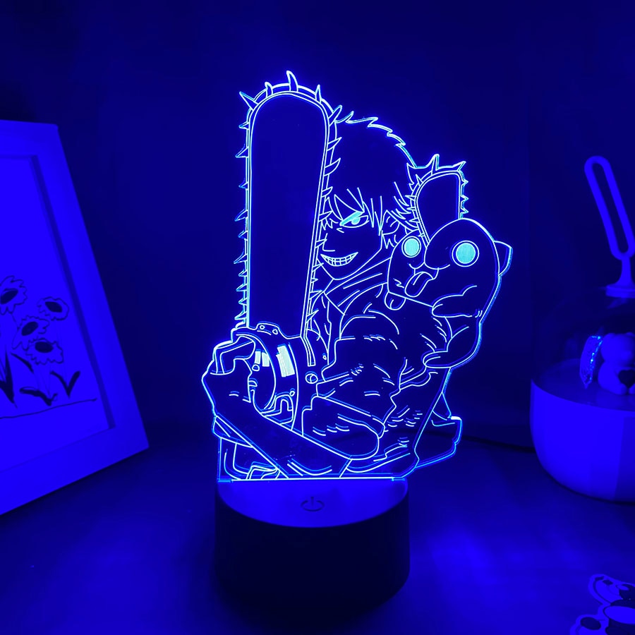 Chainsaw Man Figure Denji Neon Night Lights